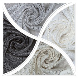 32505 V--1804 Wholesale Raschel Knit Tulle Curtain Fabrics Living Room and Bedroom Curtains 5 Models 100% Polyester